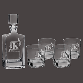 810mL Rectangle Decanter Set