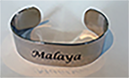 Sample Laser Engraved Braclet